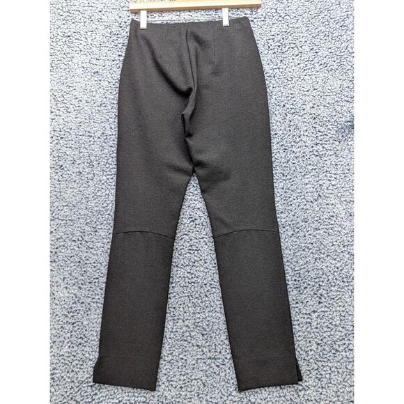 Via Masini 80 High Rise Pull On Pants Size 40 Knit Crop Tapered Stretch Gray - Picture 2 of 12